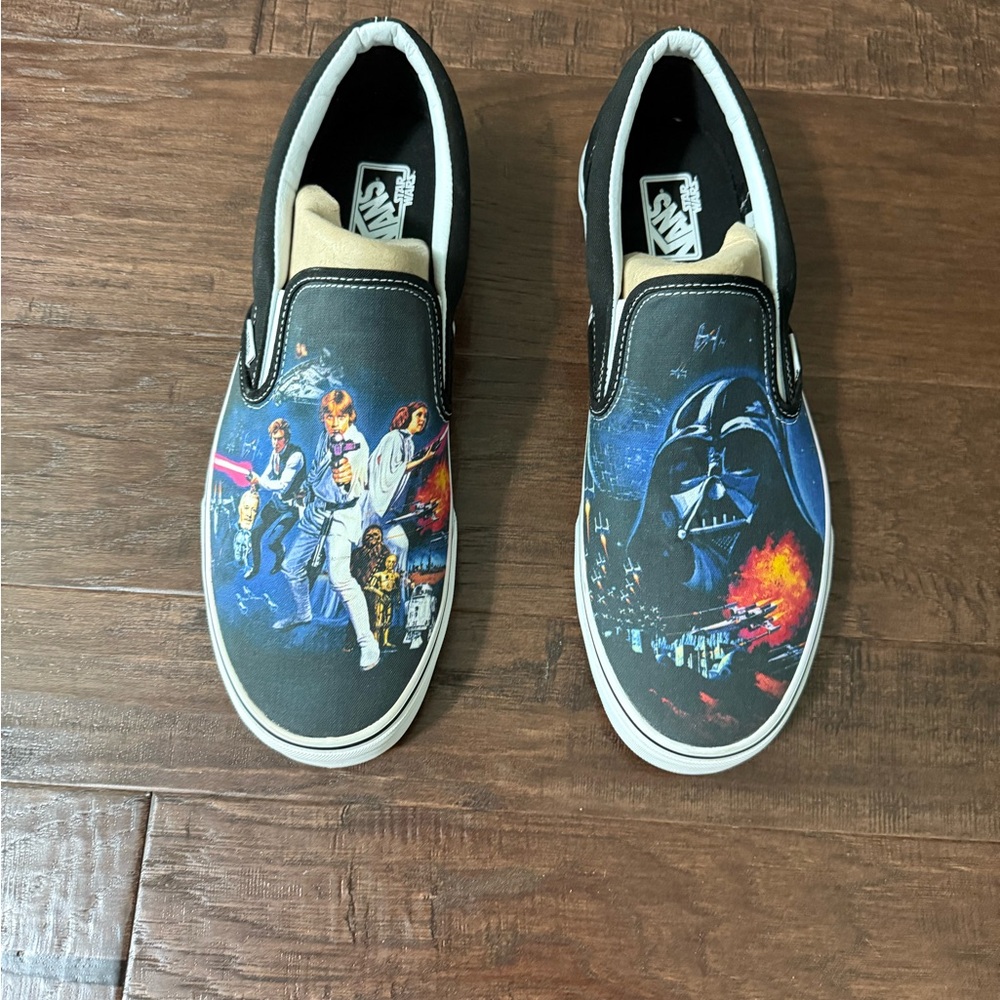 Vans Star Wars . A new Hope Graphic Slip-On Sneakers. Men's size 13